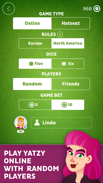 Yatzy Application Screenshots