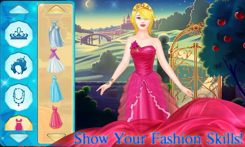 Fairy Tale Princess Dress Up Application Screenshots