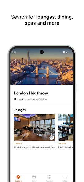 Mastercard Airport Experiences Application Screenshots Mastercard Airport Experiences Application Screenshots