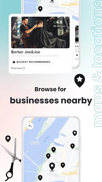 Booksy Application Screenshots