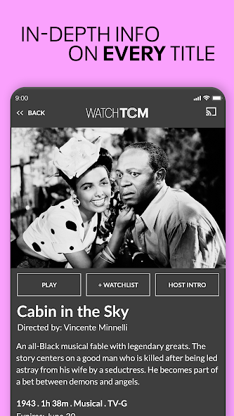 WATCH TCM Application Screenshots WATCH TCM Application Screenshots
