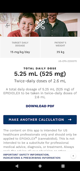 Epidiolex Application Screenshots