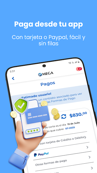 Megacable APP Application Screenshots Megacable APP Application Screenshots