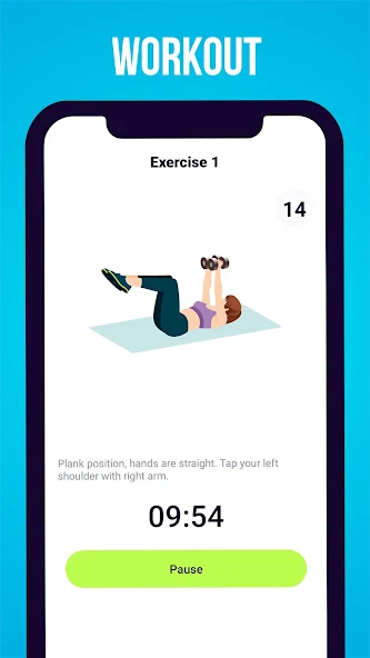 Upper Body Workouts Application Screenshots