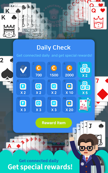 Solitaire : Cooking Tower Application Screenshots Solitaire : Cooking Tower Application Screenshots