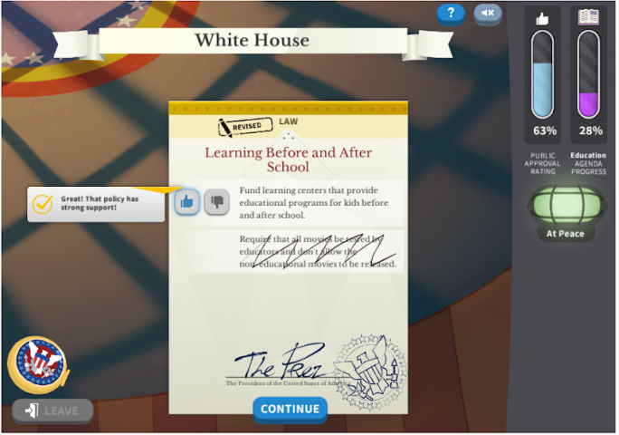 Executive Command Application Screenshots