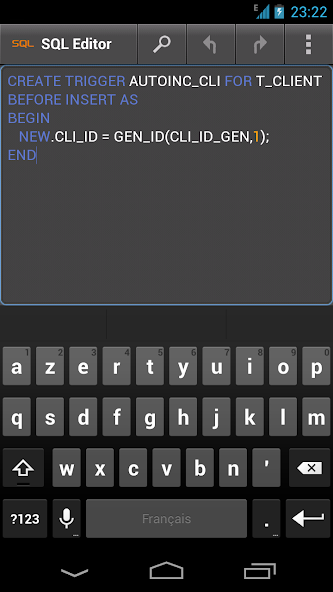 SQL Editor Application Screenshots
