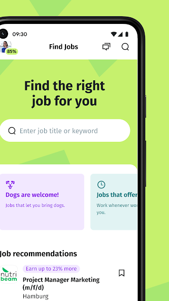 XING Application Screenshots