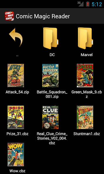 Comic Magic Reader Application Screenshots Comic Magic Reader Application Screenshots