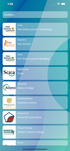 Brugklas App Application Screenshots