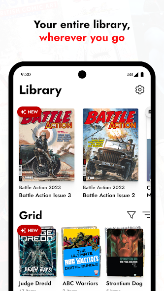 2000 AD Comics and Judge Dredd Application Screenshots 2000 AD Comics and Judge Dredd Application Screenshots