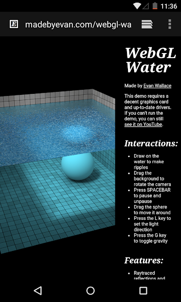 Android System WebView Application Screenshots