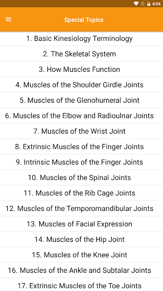 The Muscular System Manual Application Screenshots The Muscular System Manual Application Screenshots
