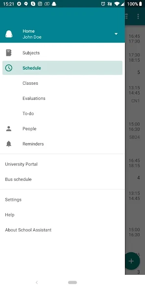 School Assistant Application Screenshots School Assistant Application Screenshots