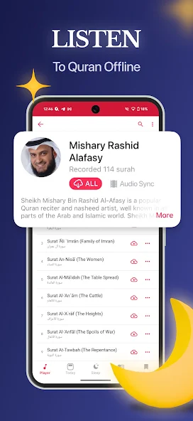 Quran Pro Application Screenshots