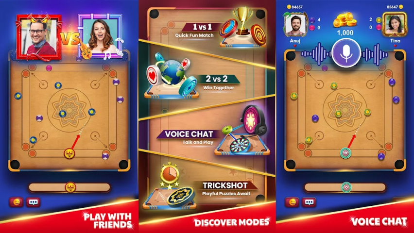 Carrom King™ Application Screenshots