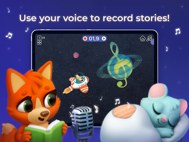 Little Stories Application Screenshots
