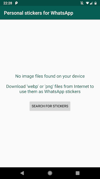 Personal stickers for WhatsApp Application Screenshots