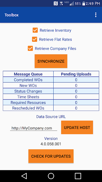 TechAnywhere Application Screenshots