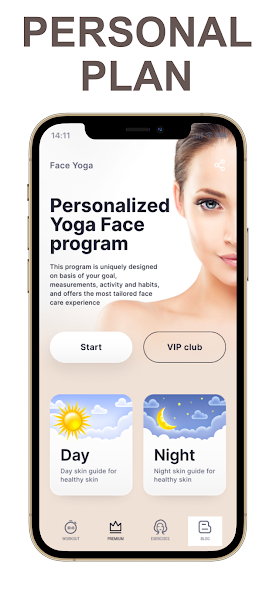 Face Yoga Application Screenshots