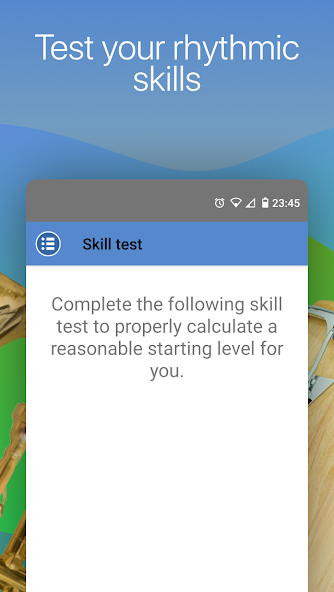 Rhythm Trainer Application Screenshots