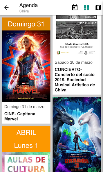 Ayuntamientos de Valencia Application Screenshots
