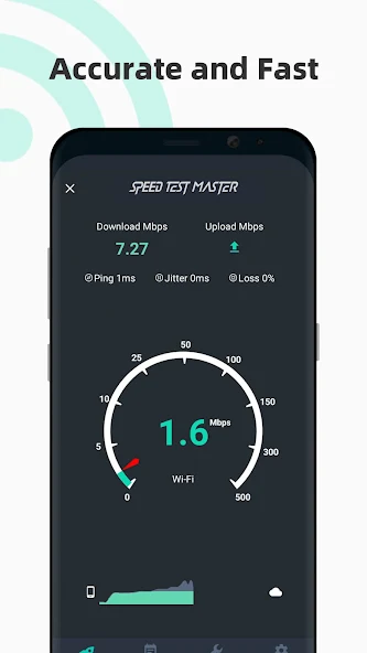 Free Internet speed test - SpeedTest Master Application Screenshots