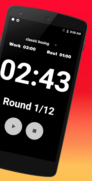 Boxing Interval Timer Application Screenshots Boxing Interval Timer Application Screenshots