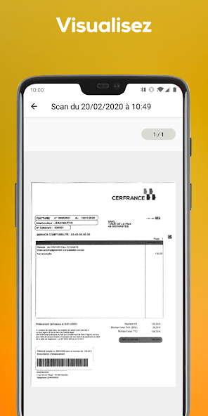 Scan by Cerfrance Application Screenshots Scan by Cerfrance Application Screenshots