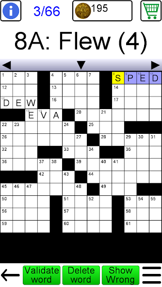 Crossword Application Screenshots Crossword Application Screenshots