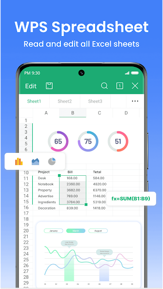 WPS Office (BETA) Application Screenshots