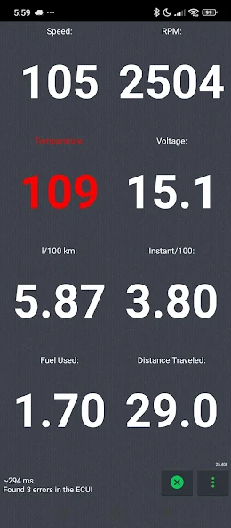 Car Computer - Olivia Drive | ELM327 OBD2 Application Screenshots