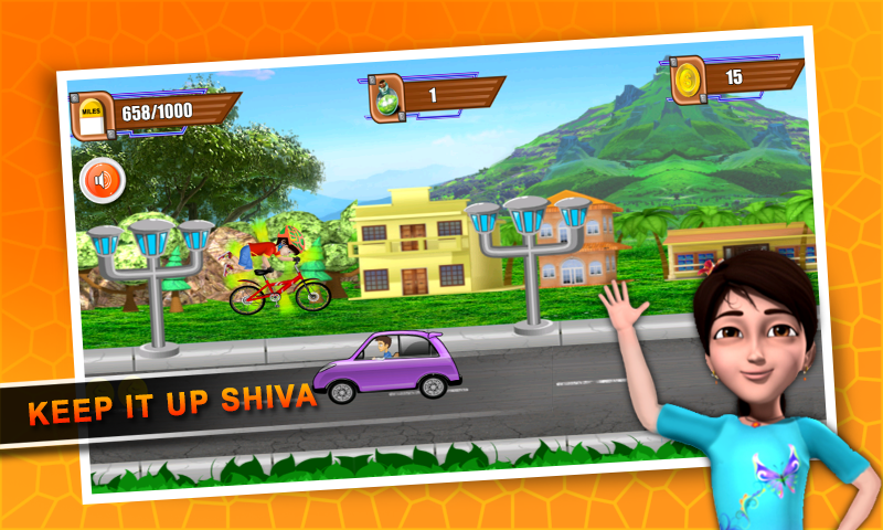 Shiva Cycling Adventure Application Screenshots
