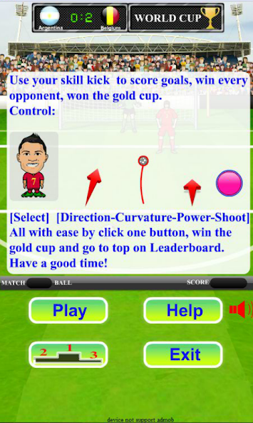 Football Star Application Screenshots
