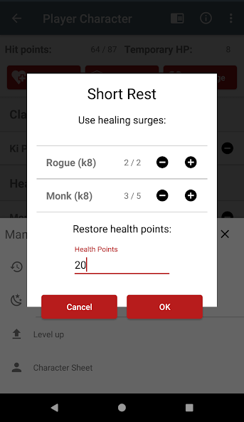 D&D Session Assistant Application Screenshots
