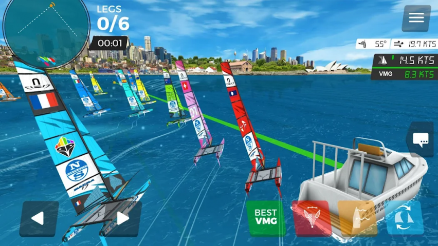 Virtual Regatta Inshore Application Screenshots Virtual Regatta Inshore Application Screenshots