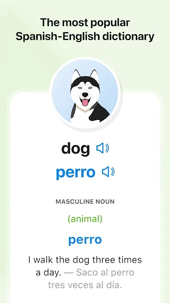 SpanishDict Application Screenshots
