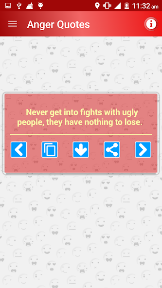 Angry Insult Rude Crazy Status Application Screenshots