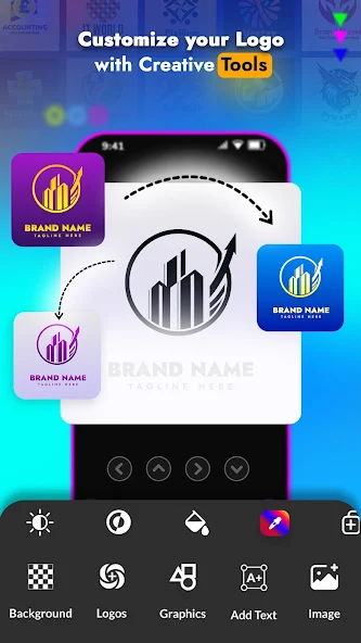 Logo Maker & Logo Design Generator Application Screenshots
