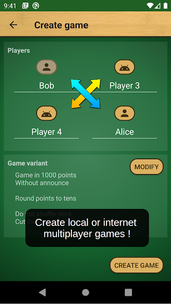 French Belote Application Screenshots French Belote Application Screenshots