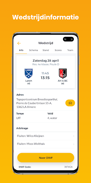 Hockeyvereniging Dorsteti Application Screenshots Hockeyvereniging Dorsteti Application Screenshots