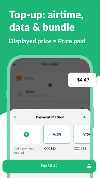 Libon Application Screenshots