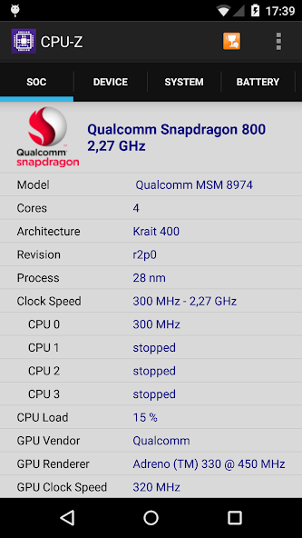 CPU-Z Application Screenshots