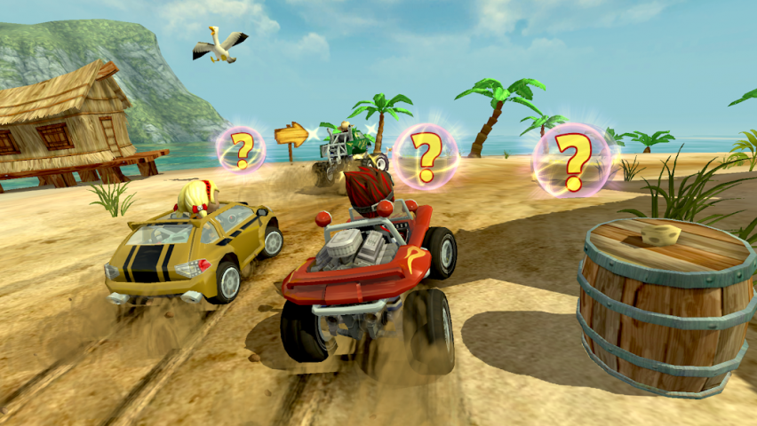 Beach Buggy Racing Application Screenshots