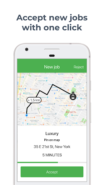 DriverApp partner of Onde dispatch system Application Screenshots