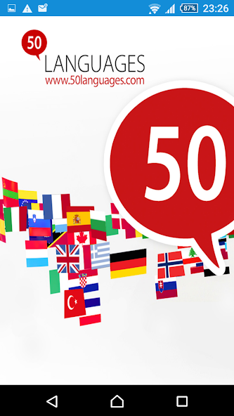 Learn Urdu  50 languages Application Screenshots