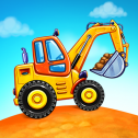 Truck games for kids - build a house 