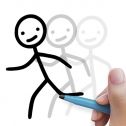 Stickman: draw animation