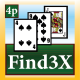 Brain Card Game - Find3x 4P