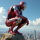 Super Crime Steel War Hero Iron Flying Mech Robot